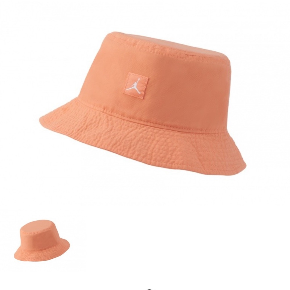 NIKE AIR JORDAN JUMPMAN WASHED BUCKET CAP CRIMSON BLISS